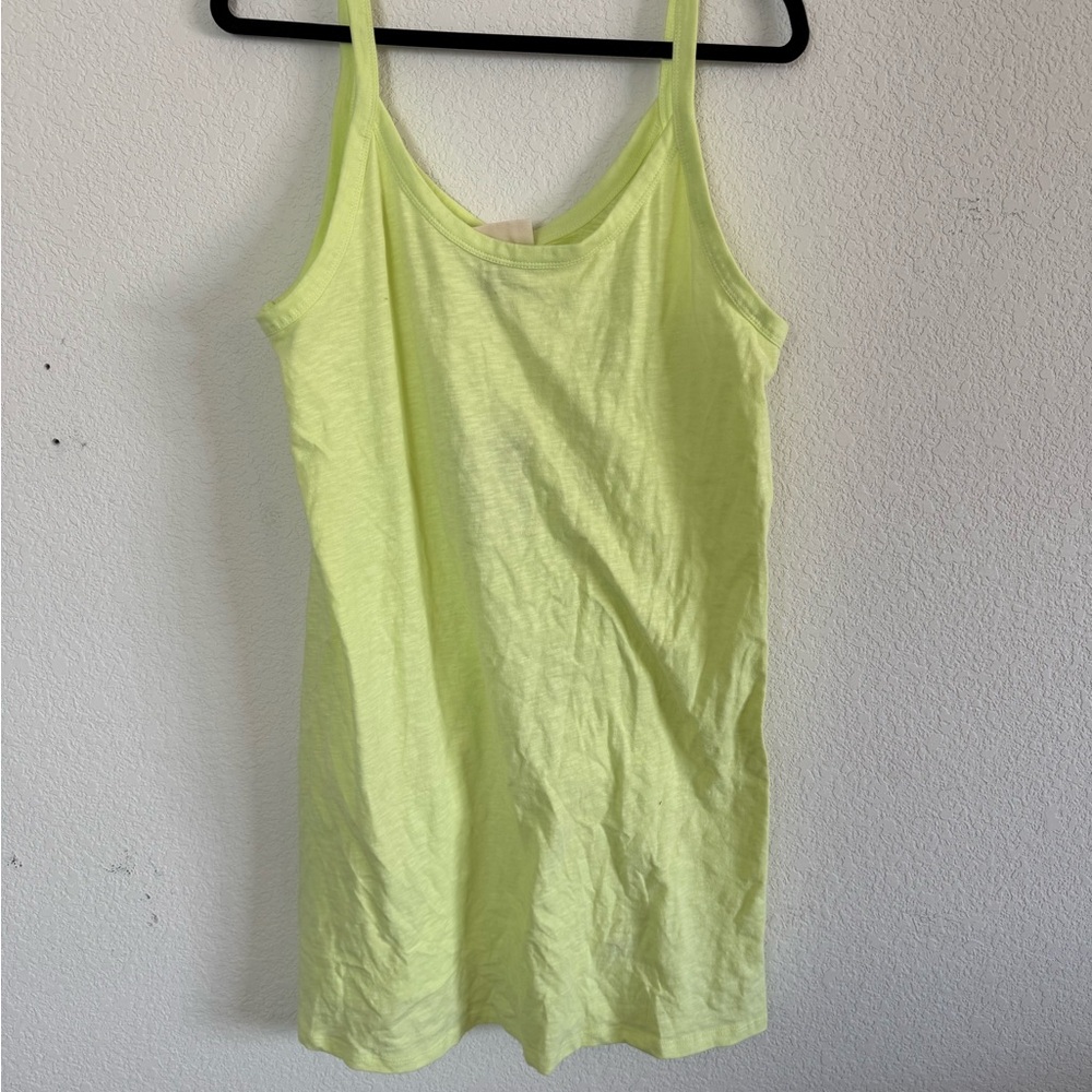 A New Day Yellow Sleeveless Mini Dress